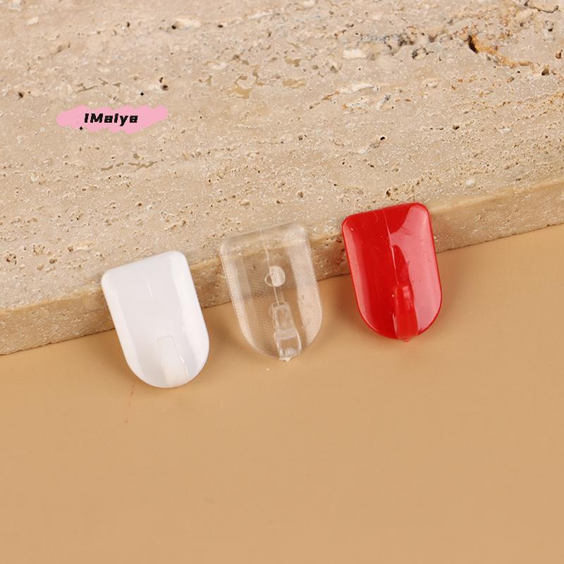 M-9Pcs Mini Small Hooks Multi-purpose Strong Adhesive Hanging Keys Coat Hats Necklace Decorations Small Hooks Household Products