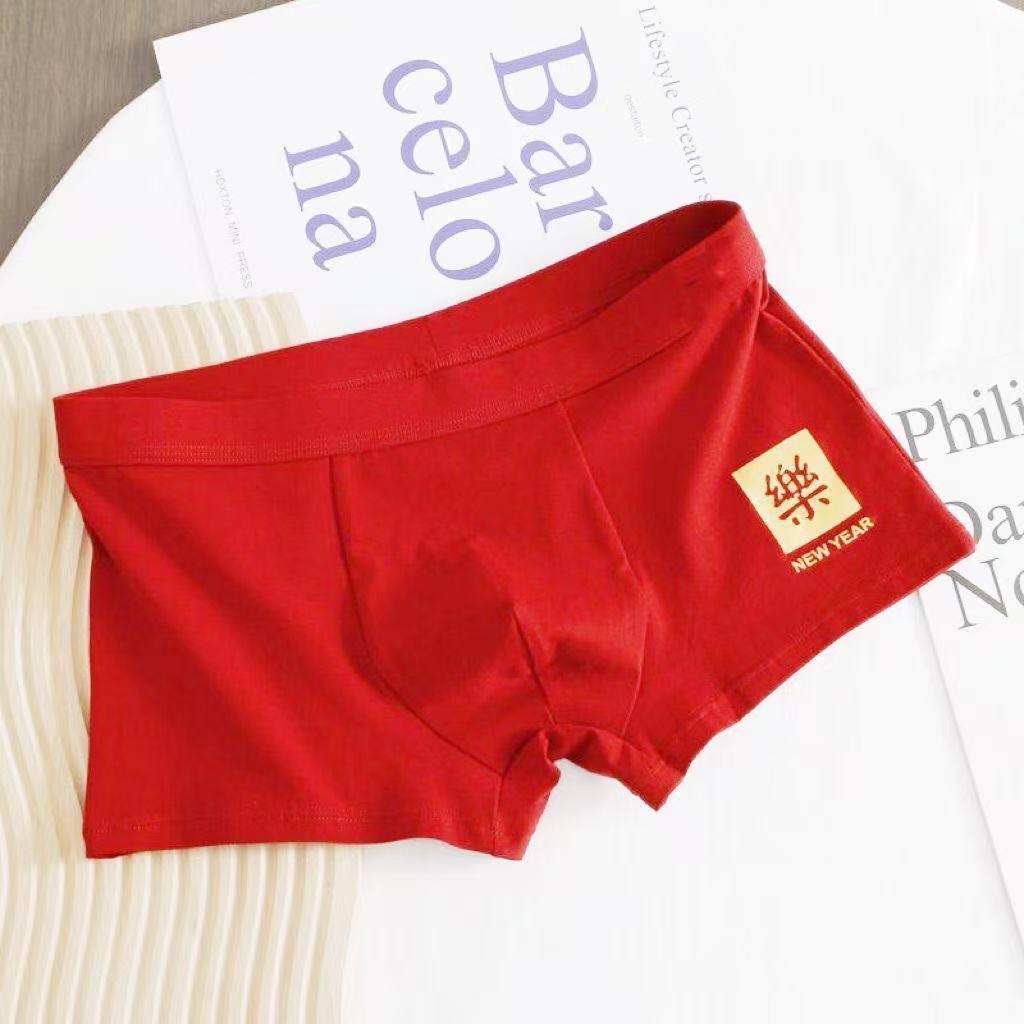 Men's Burgundy Breathable Boxer Briefs - New Wedding Collection
