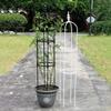 Rust-resistant Garden Stainless Steel Trellis U-Shaped Rings Garden Plant Stake