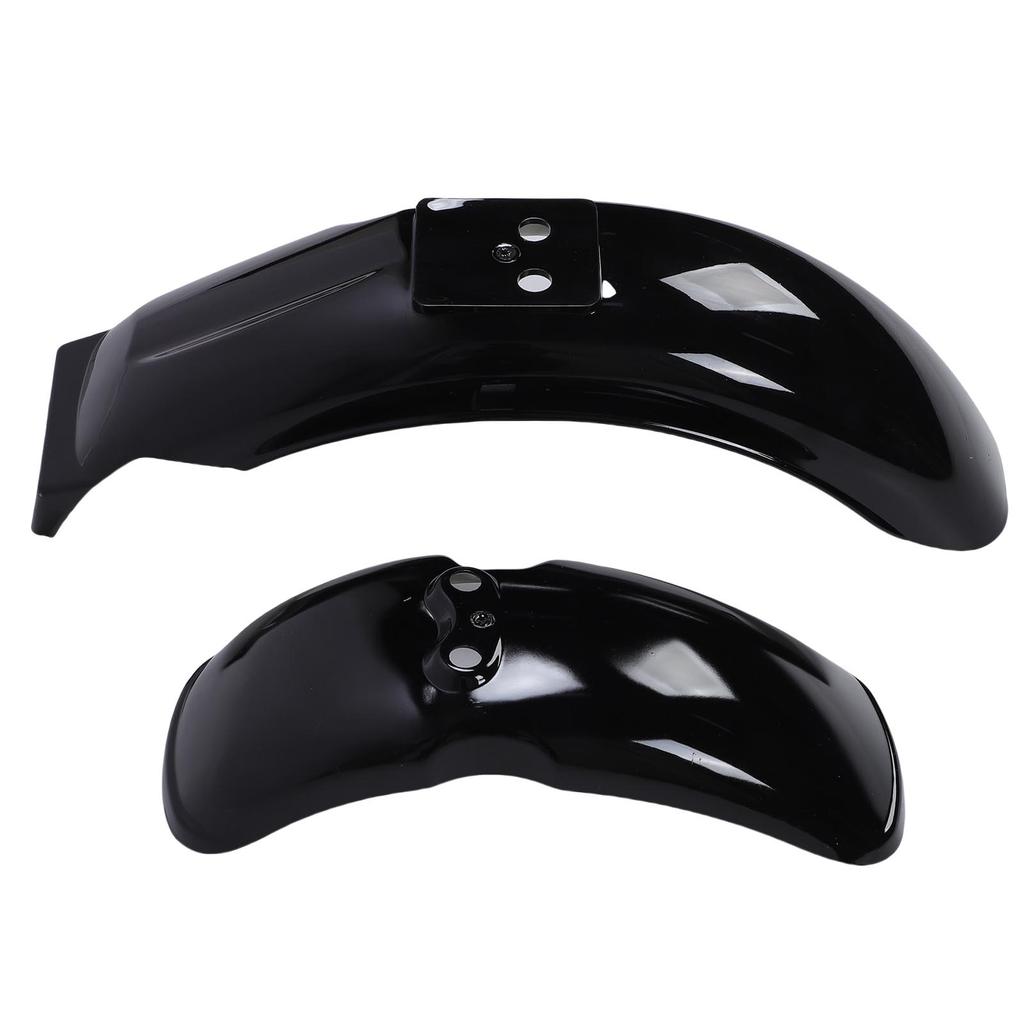 Motorcycle Front Rear Mudguard Protector Set Gloss Black Replacement for Monkey Gorilla Bikes Z50 Z50A Z50J Z110 Z125