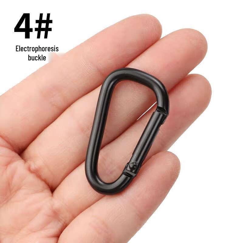 Deaite Aluminum Alloy D-Shaped Carabiner Hook