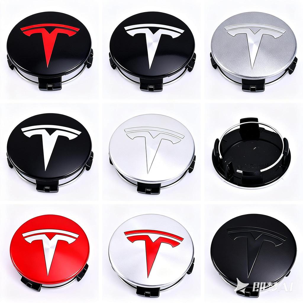 4PCS/Set 56MM GR Sport Emblem Wheel Center Hub Cap Car Rims Cover Hubcaps For Tesla Model 3 Y X S