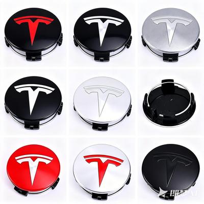 4PCS/Set 56MM GR Sport Emblem Wheel Center Hub Cap Car Rims Cover Hubcaps  For Tesla Model 3 Y X S