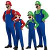 Super Mario Bros Luigi Costume For Kids And Adults Breathable Full Body Cosplay Dress With Exquisite Workmanship