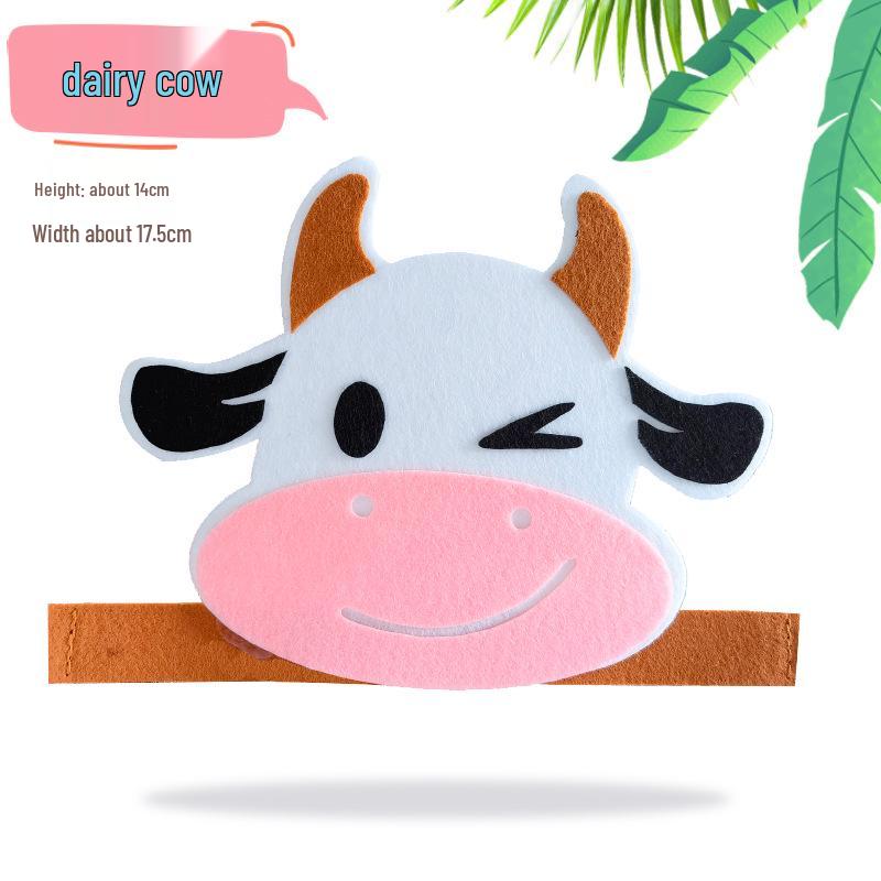 Flickering Halloween Cartoon Animal Hat for Kids & Adults - Perfect for Parent-Child Performances & Costumes