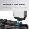 Magnetic Camera Mount Adapter with Dual Claw Lock Quick Release Vlog Handle Frame Adjustable Shutter Control Ergonomic Non-Slip Grip