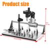 New Glass Bottle Cutter - Professional DIY Glass Cutting Tool for Square, Round Bottles and Bottlenecks with Accessories
