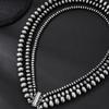 Elegant Brushed Black Triple Strand Necklace Suitable for Business Meetings and Casual Outfits Comfort Fit