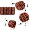 Silicon Numbers 0-9 Molds Premium Nonstick CCmax for Homemade Chocolate, Candy, Jelly or Ice Cubes