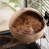 Bird Coconut House Natural Coconut Shell Bird Nest Bird Hideaway And Parakeet Nest Comfortable Parakeet Nesting Box For Love