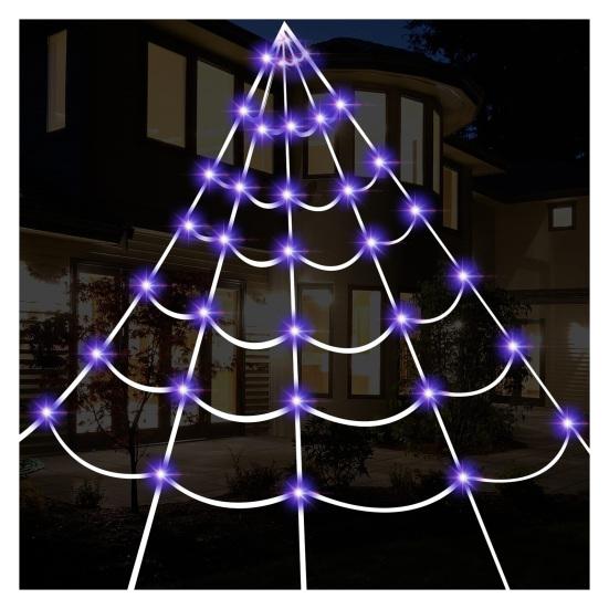 Halloween Edderkoppnettlys 250 LED Vanntette Nettlys med Edderkopp Fjernkontroll Spindelvev for Gård Hus Hage Utendørs Innendørs Fest Hjemsøkt