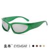 Millennium futuristic European and American new YK sunglasses, cycling punk sports Internet celebrity sunglasses women's trendy glasses