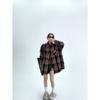 2024 Letter Long Sleeve Shirt Japanese Hong Kong Style Ins Loose Shirt Boys Summer Trendy Versatile Casual Coat