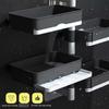 Non Drilling Soap Rack Wall Mounted Multi-Layer Soap Box Storage Rack Rotatable Wall Mounted Soap Holder With Self Draining