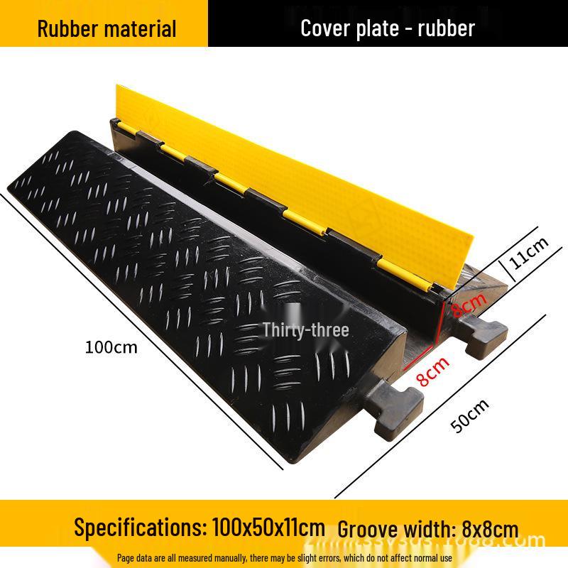 Rubber and Plastic Cable Protection Speed Bump