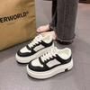 Campus Style Versatile Fashion Sports White Shoes Ins Trend 2025 Autumn New Heightened Thick-soled Casual Board Shoes for Women