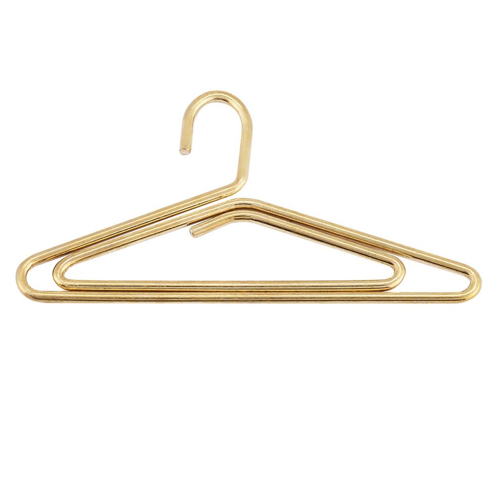 12pcs Hanger Shape Paper Clips Bookmark Marking Document Organizing Clip Stationery Supplies