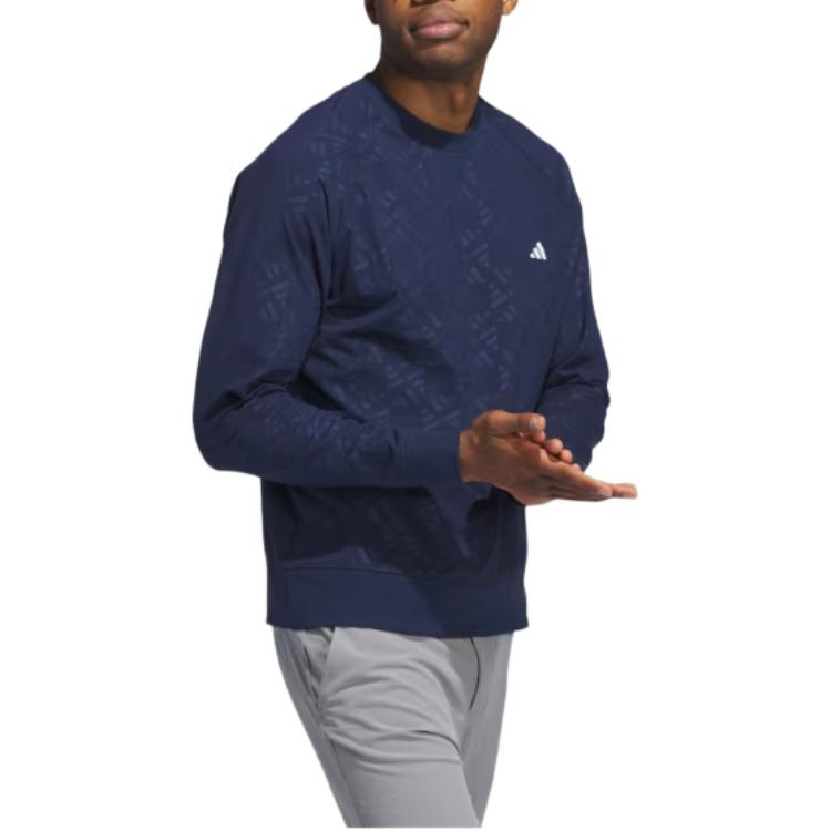 Adidas Ultimate365 Tour Sweatshirt Collegiate Navy Men Streetwear JE1420