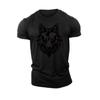 Funny 3D Wolf Pattern T Shirt For Men Summer Trend Sports Fitness Tee Fashion Oversized T-shirts Casual O-neck Short Sleeve Tops