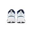 Nike Air Monarch 4 Chunky Sneakers Unisex Low Top White/Blue 415445-102(Team1166-blue)