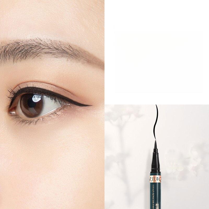 Sleeping Silkworm Contorting Eyeliner Vanntett svettebestandig naturlig tredimensjonal hurtigtørkende varig Setting Liquid Eyeliner gelpenn