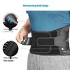 Atmungsaktiver Sommer Fitness Taillentrainer: Doppelte Kompressions-Rückenstütze bei Bandscheibenvorwölbung im Lendenbereich