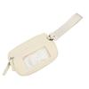 Women's Keychain Wallet The Wallet Zip Waterproof Nylon Card Wallet Pouch Wristlet Zip Card Case With Clear ID Window