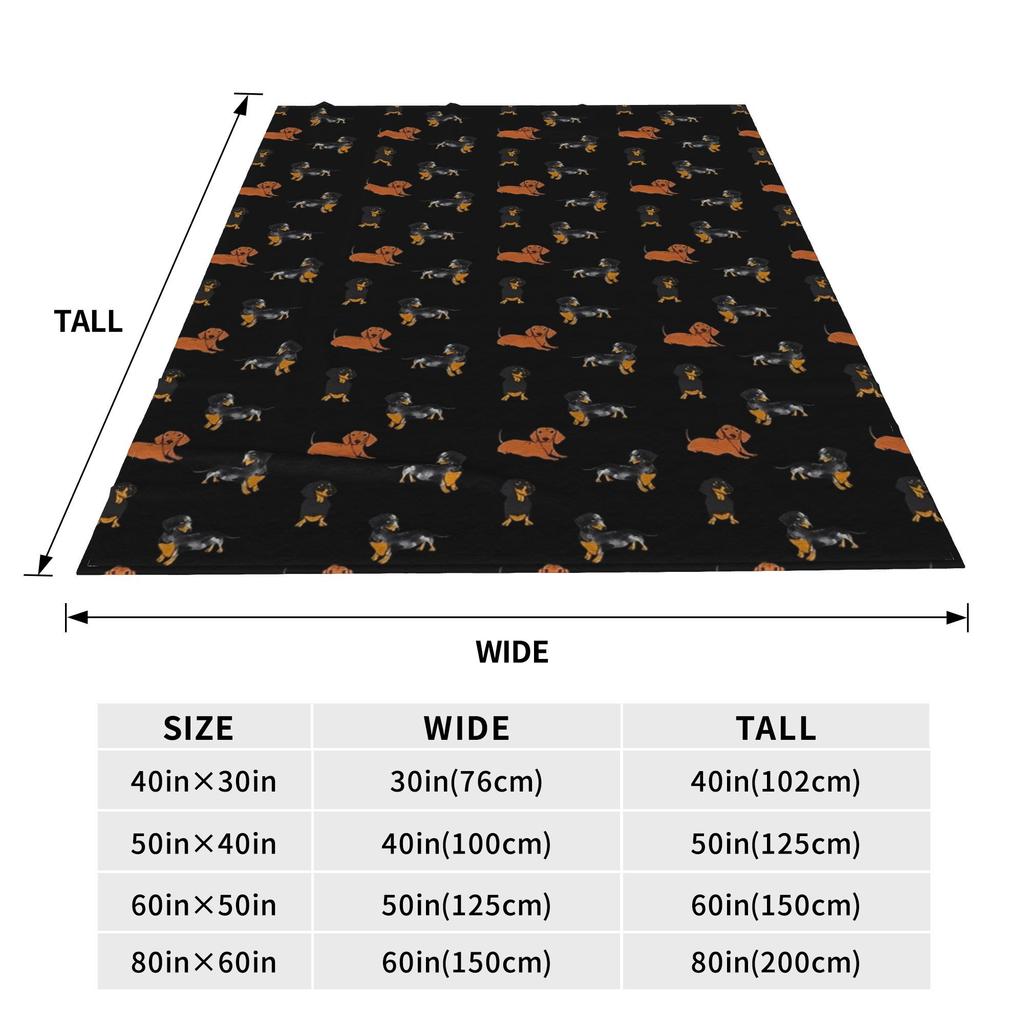 Meine entzückende Dackel-Hundedecke Reise Büro Flanelldecke für Wohnkultur Superweich Kundenspezifische Qualität Tagesdecke Geschenkidee