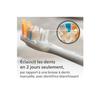 Brosse à dents - philips - 4 têtes clipsables - brossage sonique - brins longs - compatible brushsync