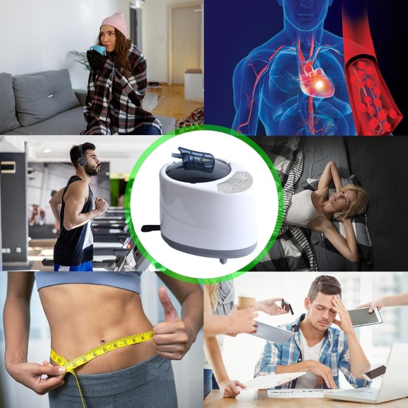 Transportable Efficient Steam Generator with 3L Large Capacity Safety Auto close for Home steambath Relaxation Experience