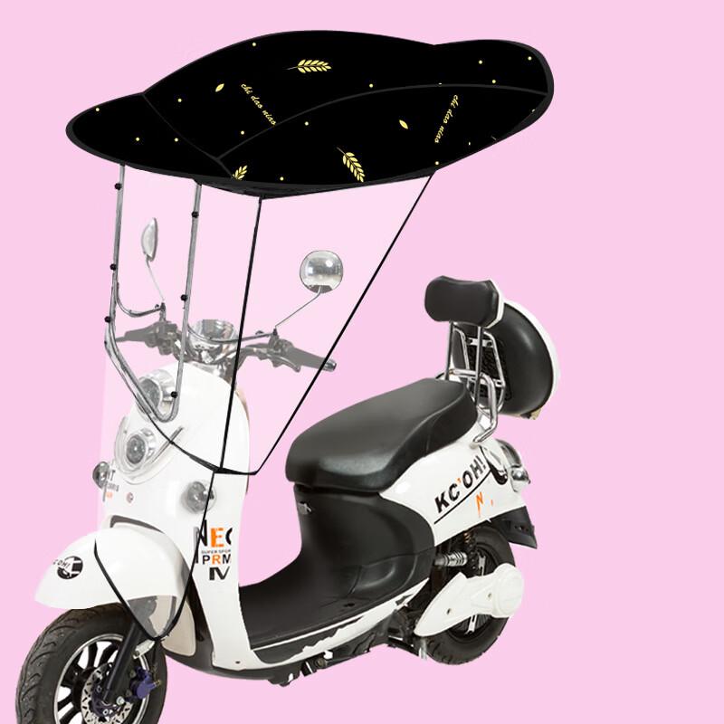 Electric Bike & Motorcycle Sun Rain Wind Canopy