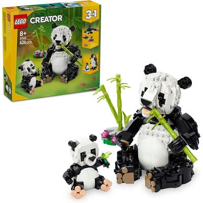 LEGO Creator Animal Panda Family Building Toy 31165 for Kids Ages 8-10