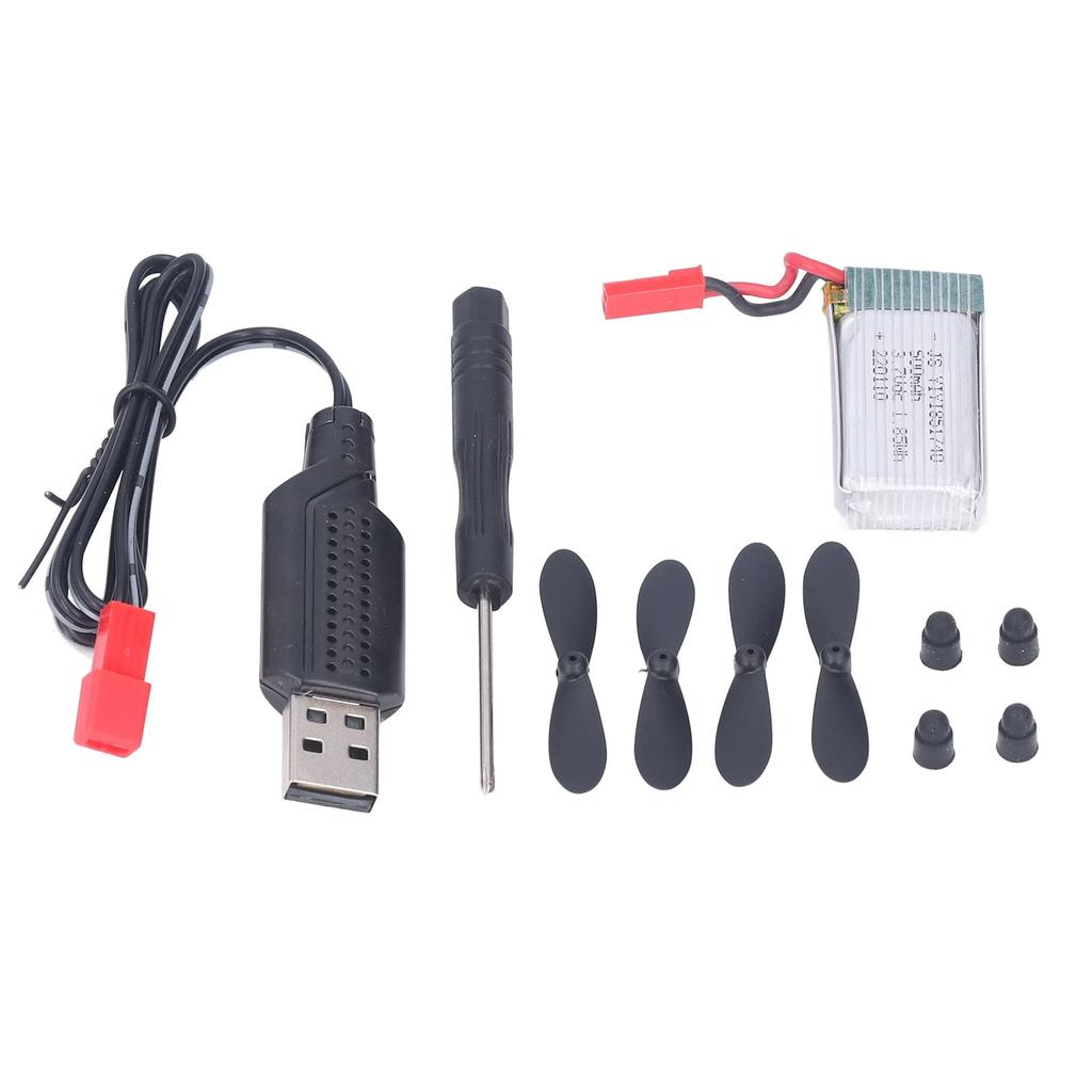 Mini RC Plane for Kids Beginners 2.4G 6 Axes with LED Light Remote Control Airplane
