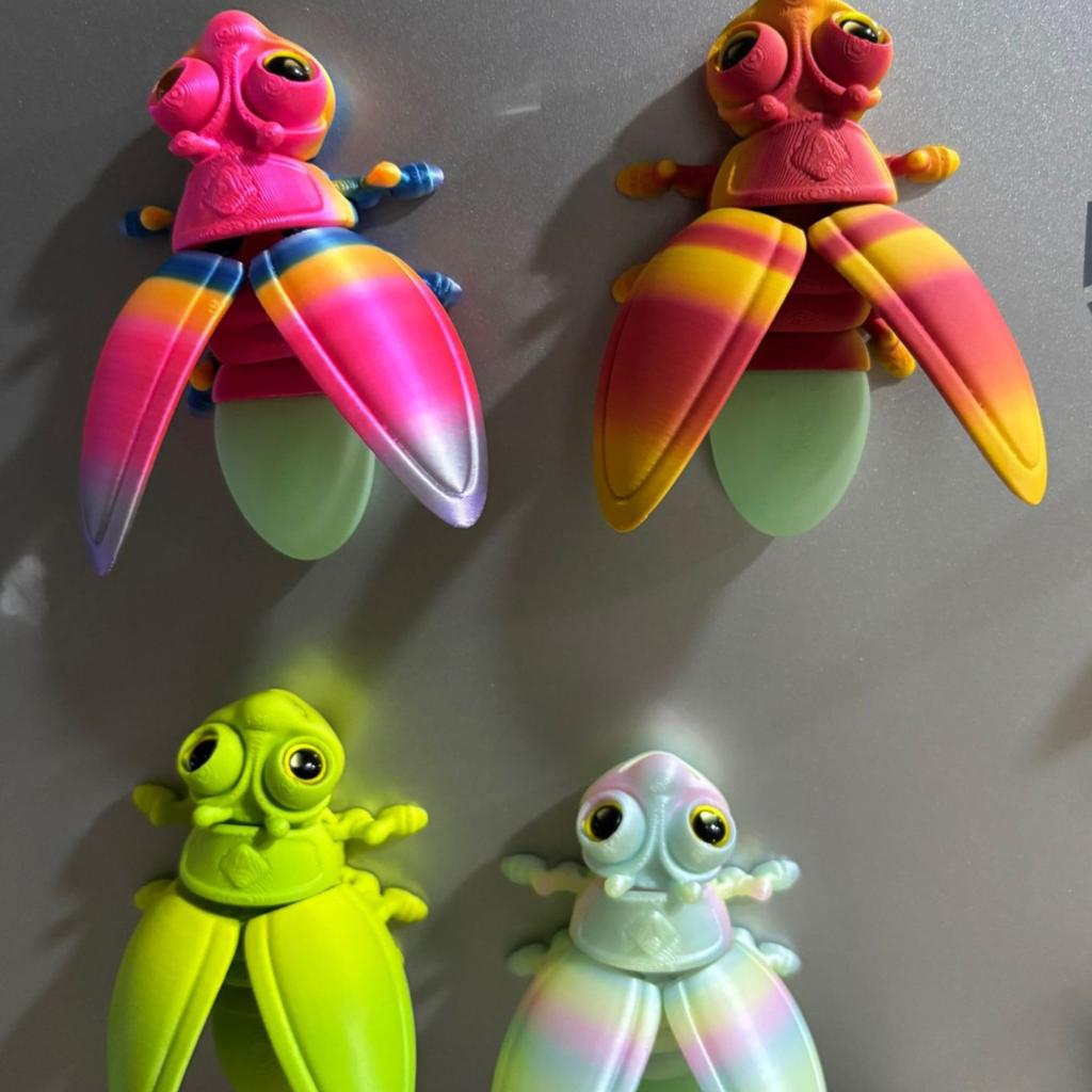 Firefly tail, glowing at night, 3D printed model, handmade toy, gift, simulated animal