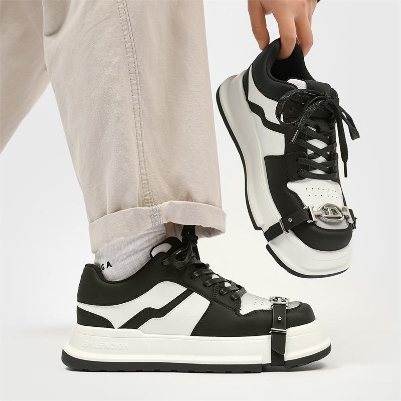 "2024 Trendy Breathable Height-Boosting Sneakers for Couples - Stylish, All-Match, Thick-Soled Design (Model 3188)"