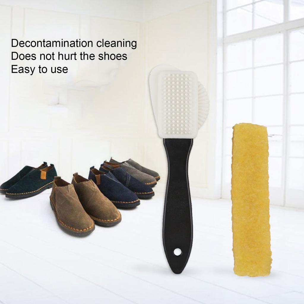 Szczotka do butów Zestaw szczotek do czyszczenia butów z zamszu Akcesoria do polerowania butów Usuwanie kurzu