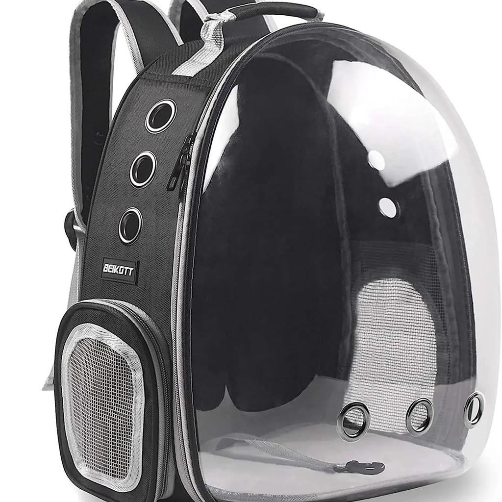 Pet Backpacks Space Capsule Panoramic Transparent Large Capacity Breathable Hole Cat Bag Backpack Pet Backpack Small Dog Bag