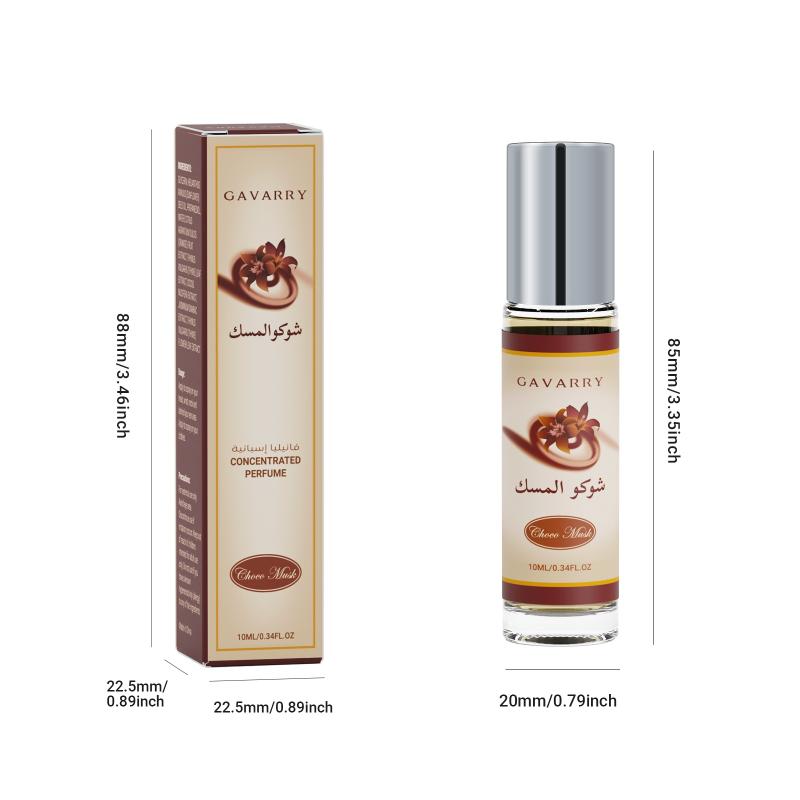 Chocolate Musk Vanilla Roll-On Fragrance Oil Scent Alcohol Free Non Irritating Fragrance,Long-Lasting