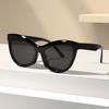 Vintage Cat Eye Sunglasses Woman Retro Brand Cateye Shades Sun Glasses Gradient Mirror Plastic Frame Designer