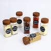 Glazen Specerijpotjes met Etiketstickers 4oz Transparant Glas met Bamboe Deksel en Siliconen Afdichting Keuken Specerijcontainer voor Organisatie, Zout, Peper