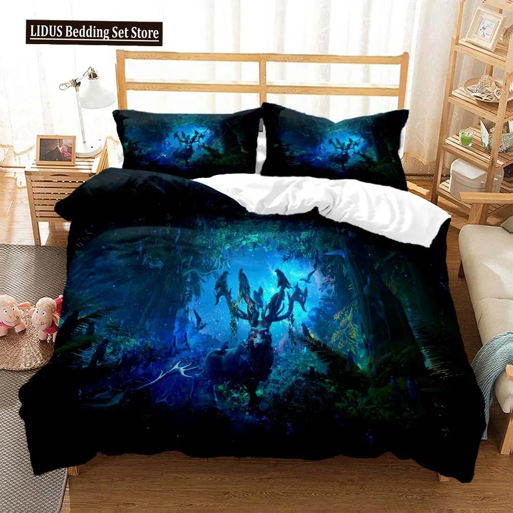 Elk God Of Luck Soft And Comfortable Customizable Comforter Bedding Sets Bedding Set Luxury Quilt Cover Personalized Bedding