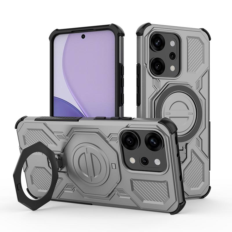 

For Oppo Reno14 Pro case For Case for Oppo Reno14 14 Pro cover 360° Protection Functional type Case for Oppo Reno14 14 Pro 5G Oppo Reno14 серый