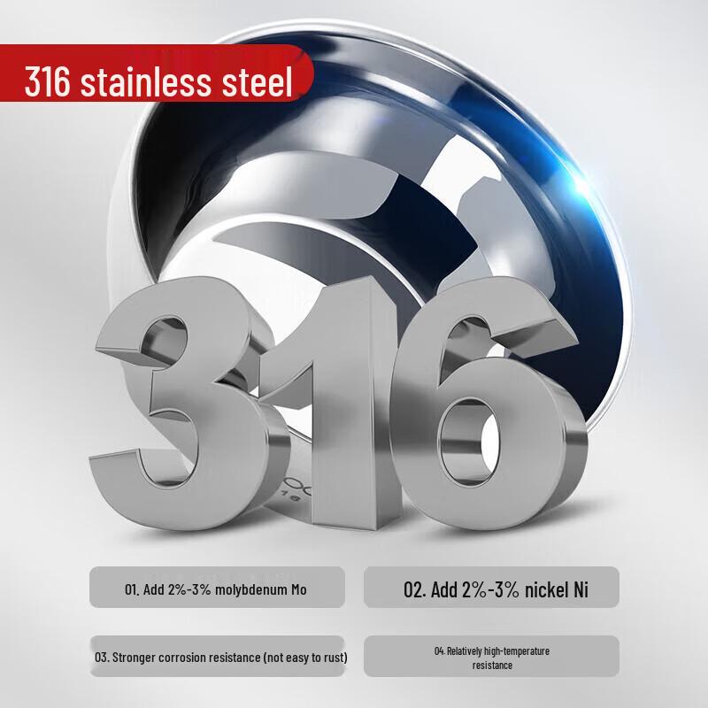 Meichu 316 Stainless Steel Double-Insulated Bowl