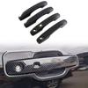 Carbon Fiber 4X Exterior Door Handle Cover Trims For Ford Ranger 2023 2024 2025