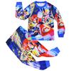 Animation Mario Digital Printing, Medium And Older Children'S Long-Sleeved Set, Children'S Loungewear Long-Sleeved Set 7774