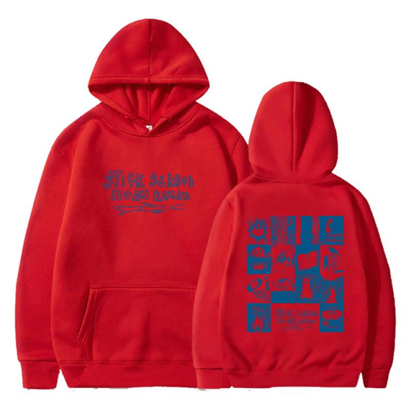 

Noah Kahan Stick Season Hoodie 2023 World Tour Long Sleeve Streetwear Жінки Чоловіки Толстовка з капюшоном Хіп-хоп одяг M