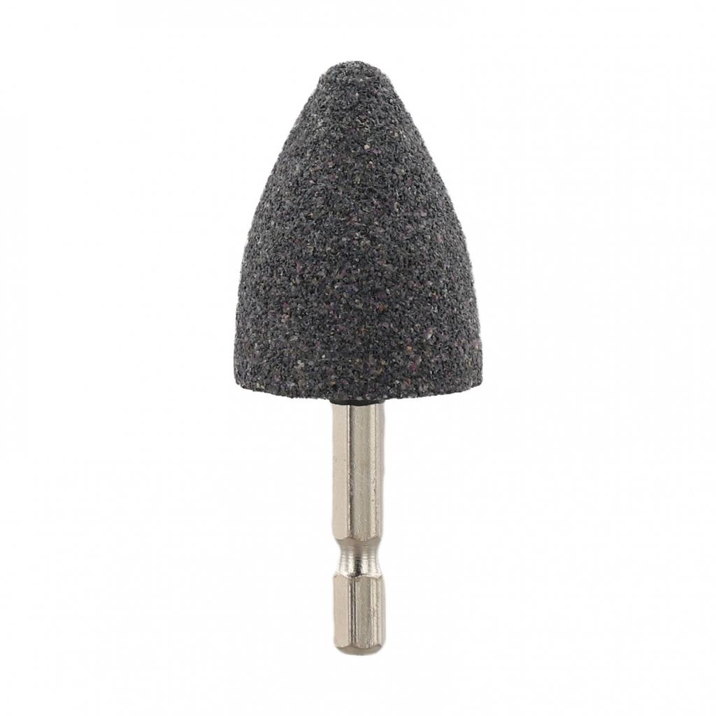 Grinding Head Hexagonal Shank Brown Corundum Abrasive Rotary Accessory