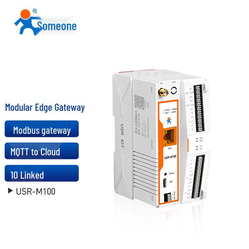 

USR-M100 Modular 4G IoT Edge Gateway