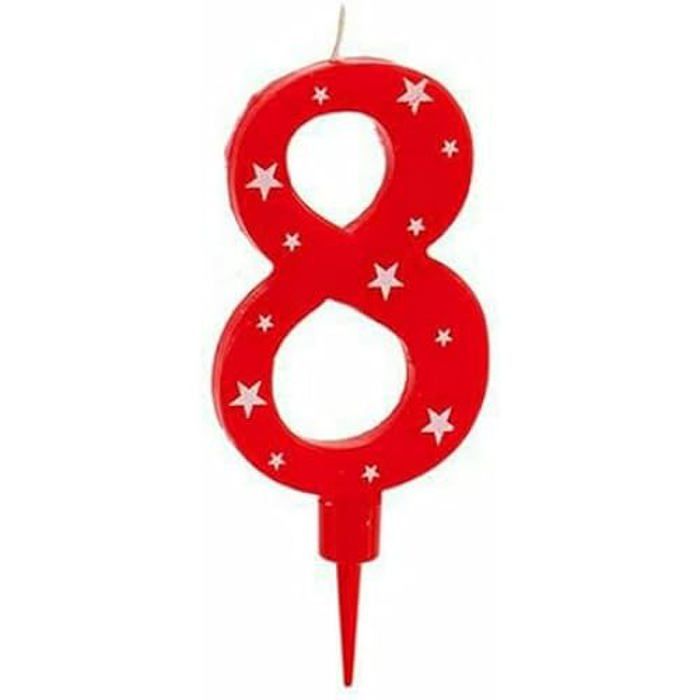 Lumânare de aniversare - BIGBUY HOME - Multicoloră - 19,8 x 21,86 x 21,08 cm - Interior - Clasic