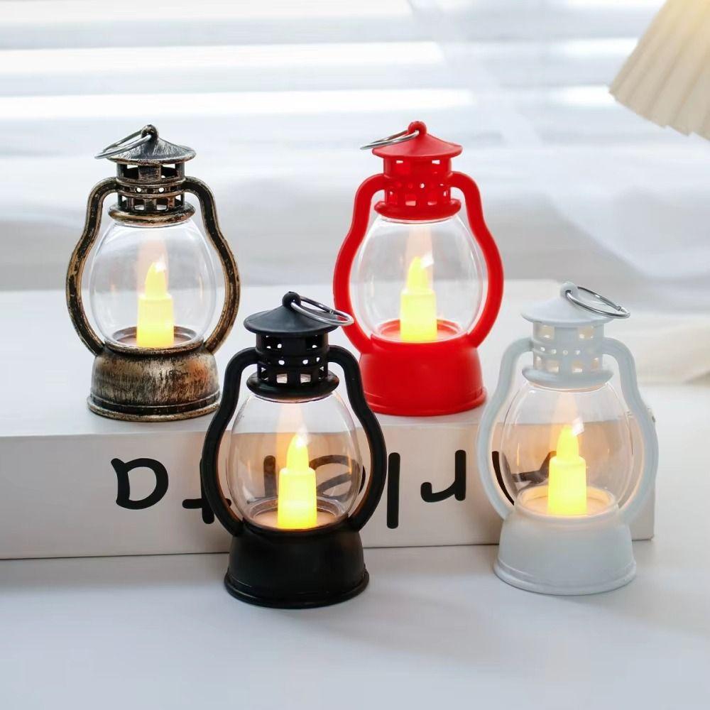 Portable LED Candle Light Retro LED Night Light Electronic Candle Lamp  For Halloween Festival Etc